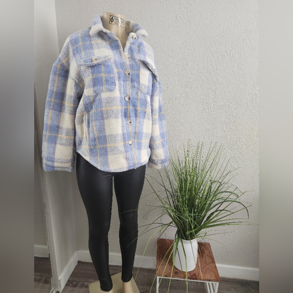 Flannel wome coat